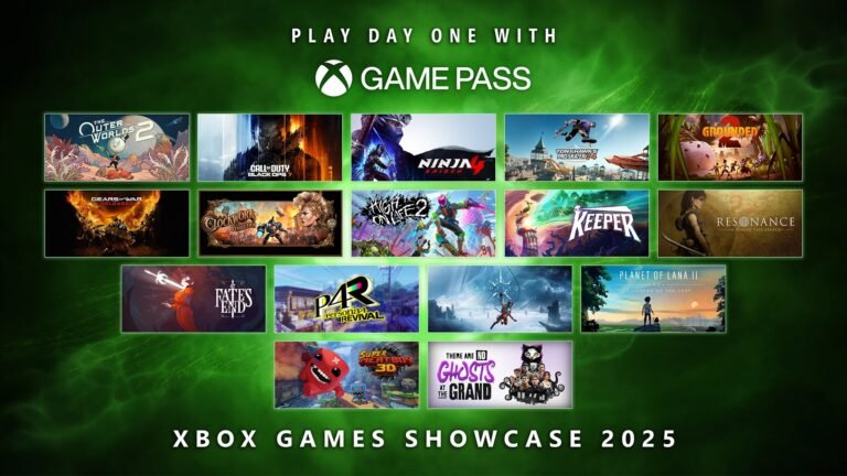 Xbox Games Showcase 2025 Game Pass