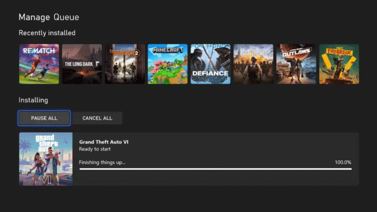 gta 6 xbox pré-load